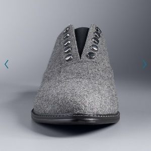 Simply Vera Vera Wang Swallow Grey Studded Loafers